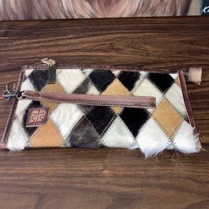 S+S clutch wallet | Cow print